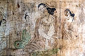 Bagan Myanmar. Paintings of the circumambulatory corridor of the Sulamani temple. 